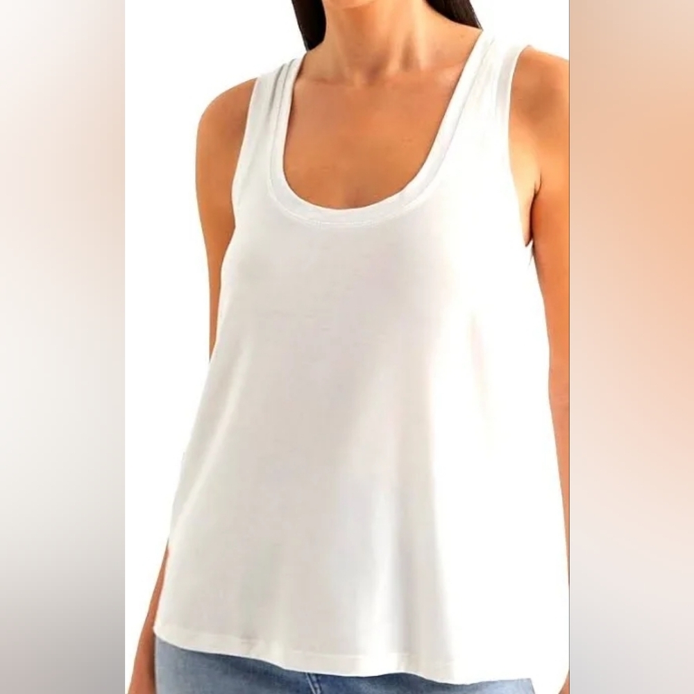Express Classic White Tank Top
